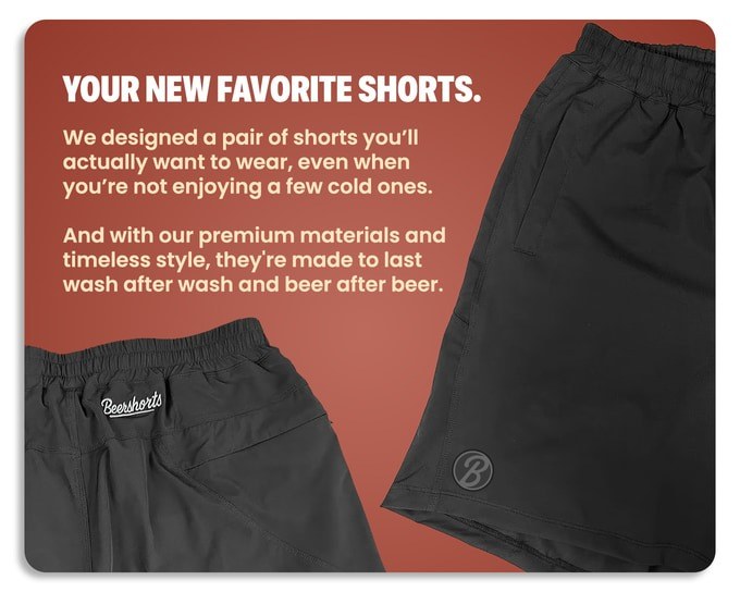 Your new favorite shorts. Premium materials and timeless style, made to last wash after wash.